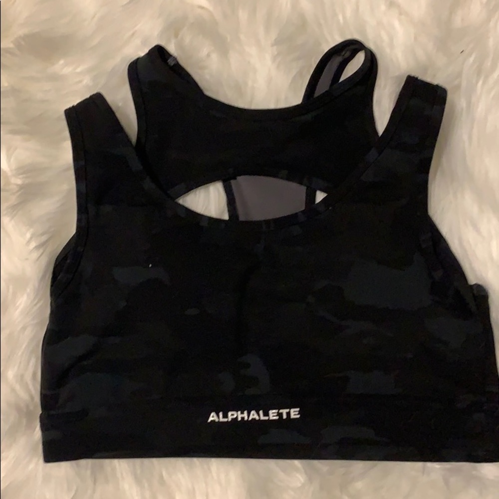 Alphalete surface keyhole bra